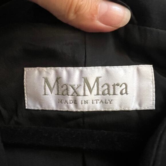 Max Mara Tweed Printed Blazer Jacket Size US 10 - Picture 5 of 7